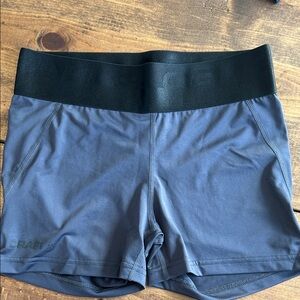 Craft Women's Black and Gray Athletic Shorts